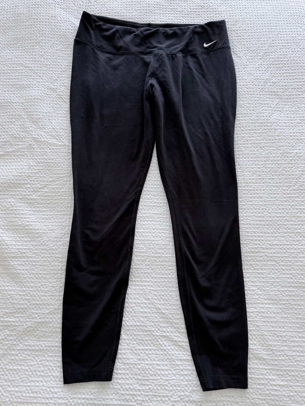 NWOT Nike Black Athletic Leggings with Signature Swoosh